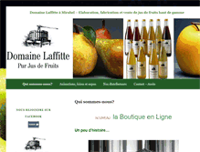 Tablet Screenshot of domainelaffitte.com